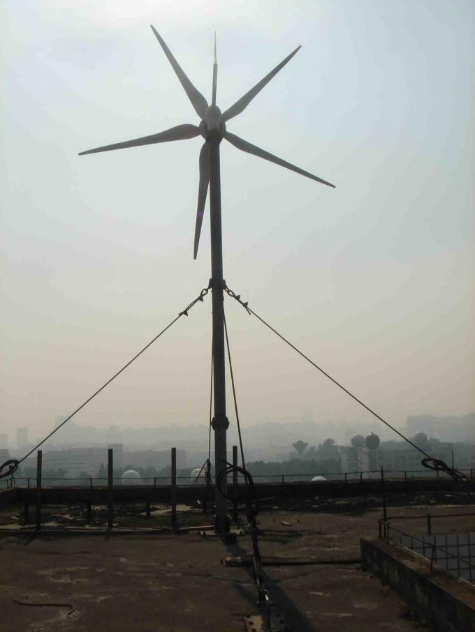 Horizontales Achsen-Windkraftanlage-Generatorsystem 400W 12V 24V für Wohnnutzung