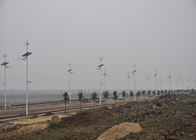 China Hybrider Sonnenwind-Macht-Kraftwerkspark, Sonnenkollektoren 12KW 110V und Windmühlen für Haus Firma